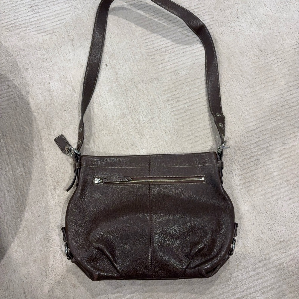 Vintage Coach Leather Crossbody Bag
